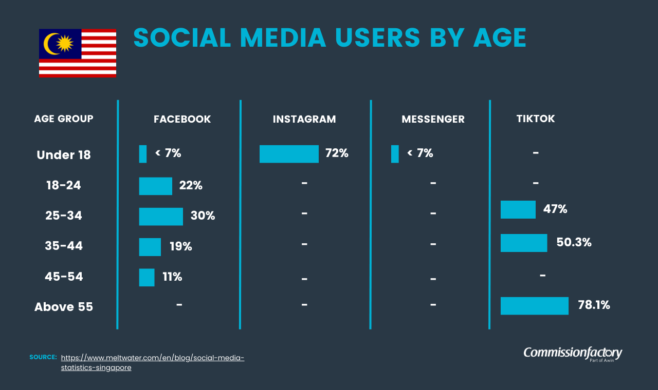 social media users by age